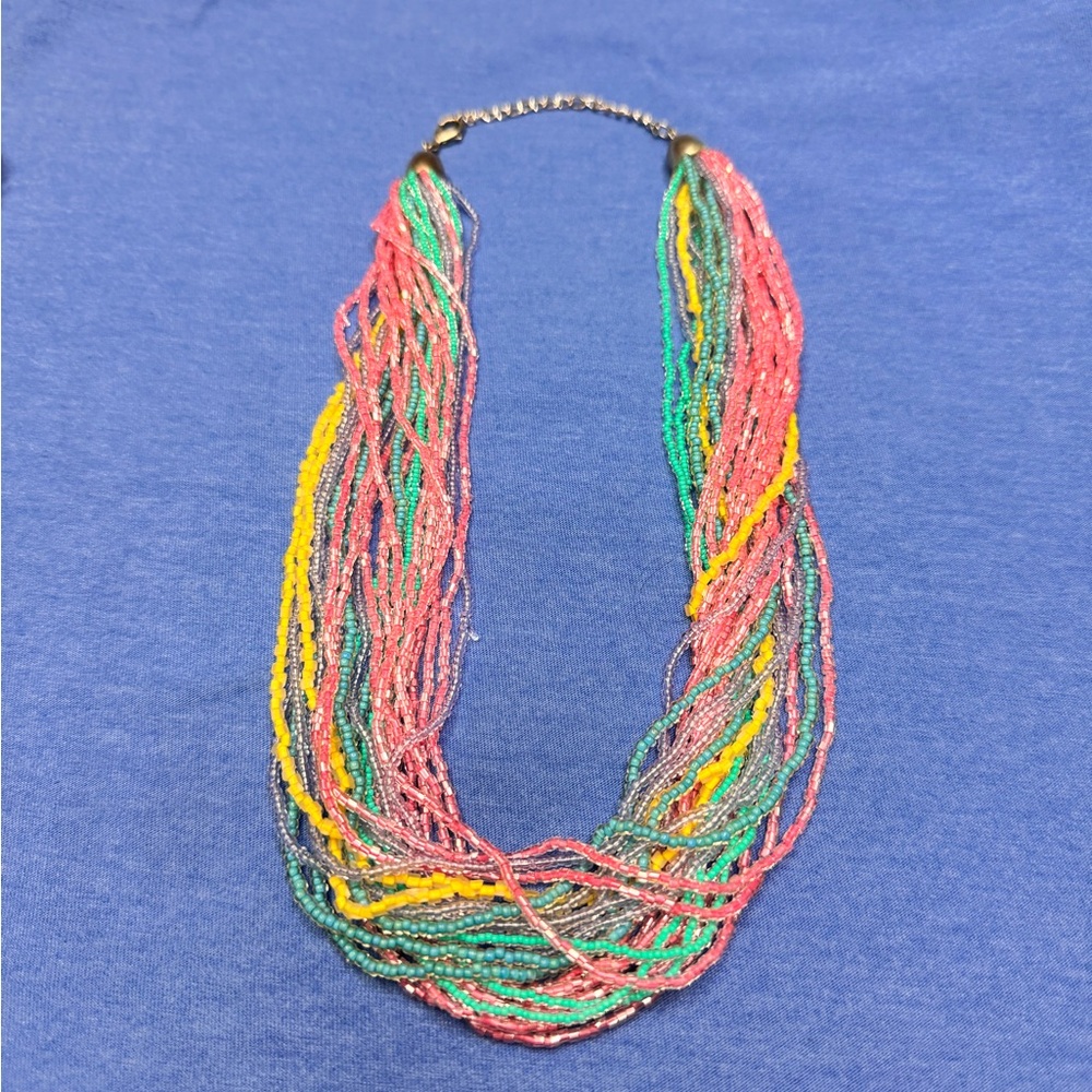 Vintage Multi Strand Necklace